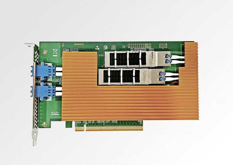 Fiber Network Cards Engineered Around Our Own Controllers